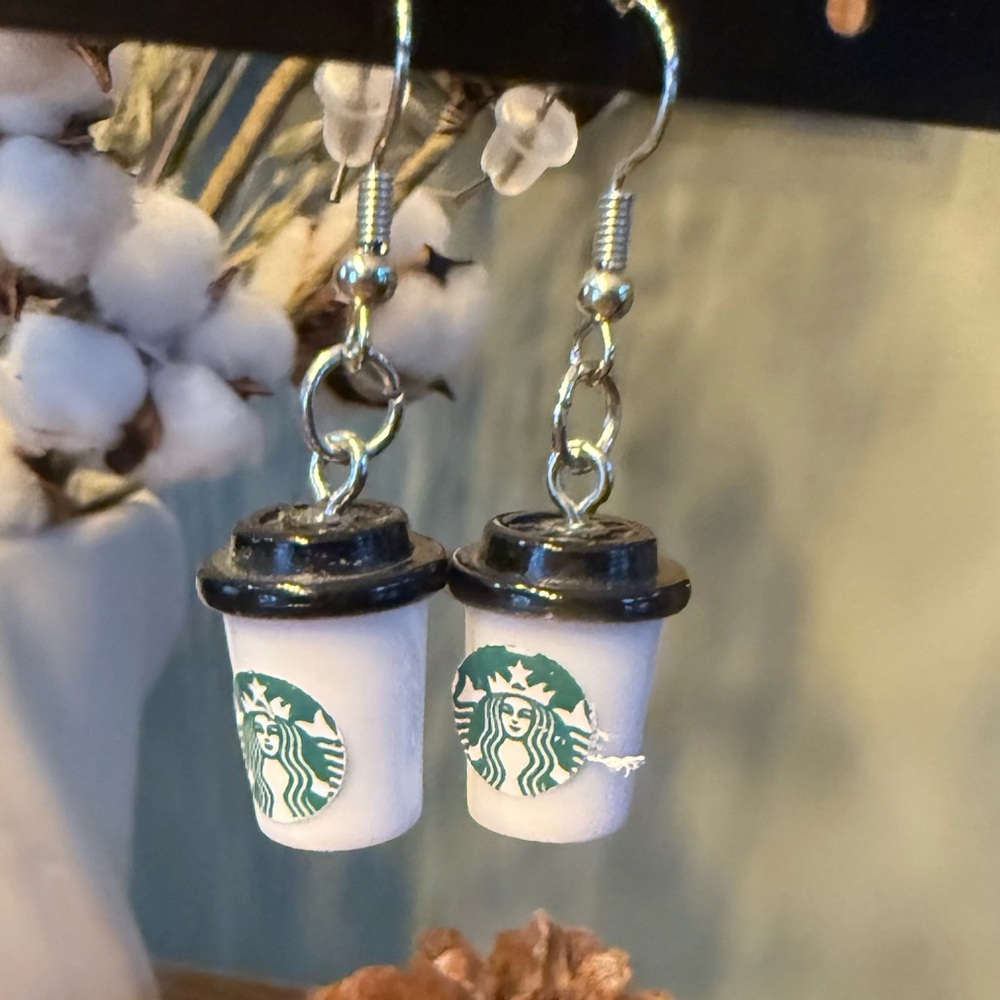 Coffee Cup Earrings